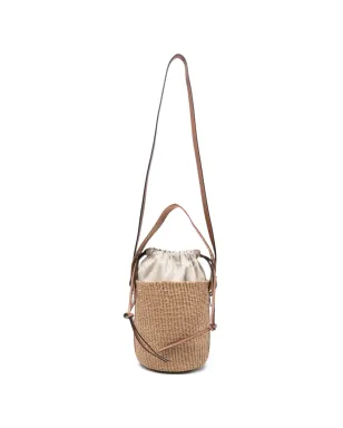 Chloé スモール ウッディ ラフィア バケットバッグ - サムネイル1