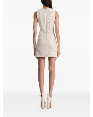 alice + olivia Cade 装飾付きノースリーブ・シフトドレス - サムネイル4