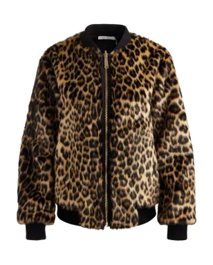 alice + olivia レオパード柄ボンバー ジャケット - サムネイル1