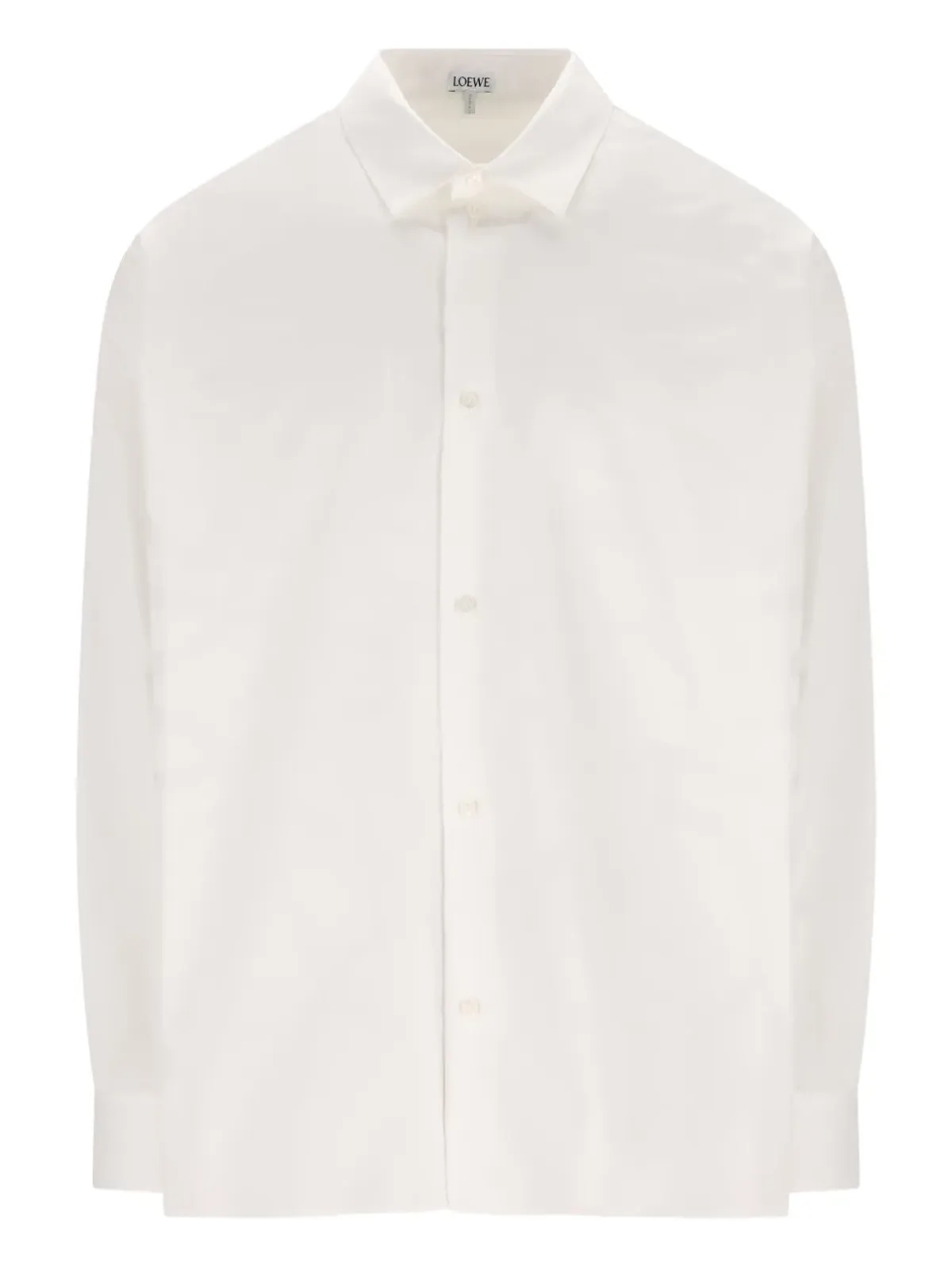 LOEWE long-sleeve button-down shirt - White - 画像1