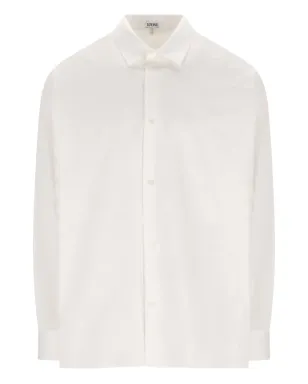 LOEWE long-sleeve button-down shirt - White - サムネイル1