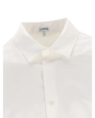 LOEWE long-sleeve button-down shirt - White - サムネイル4