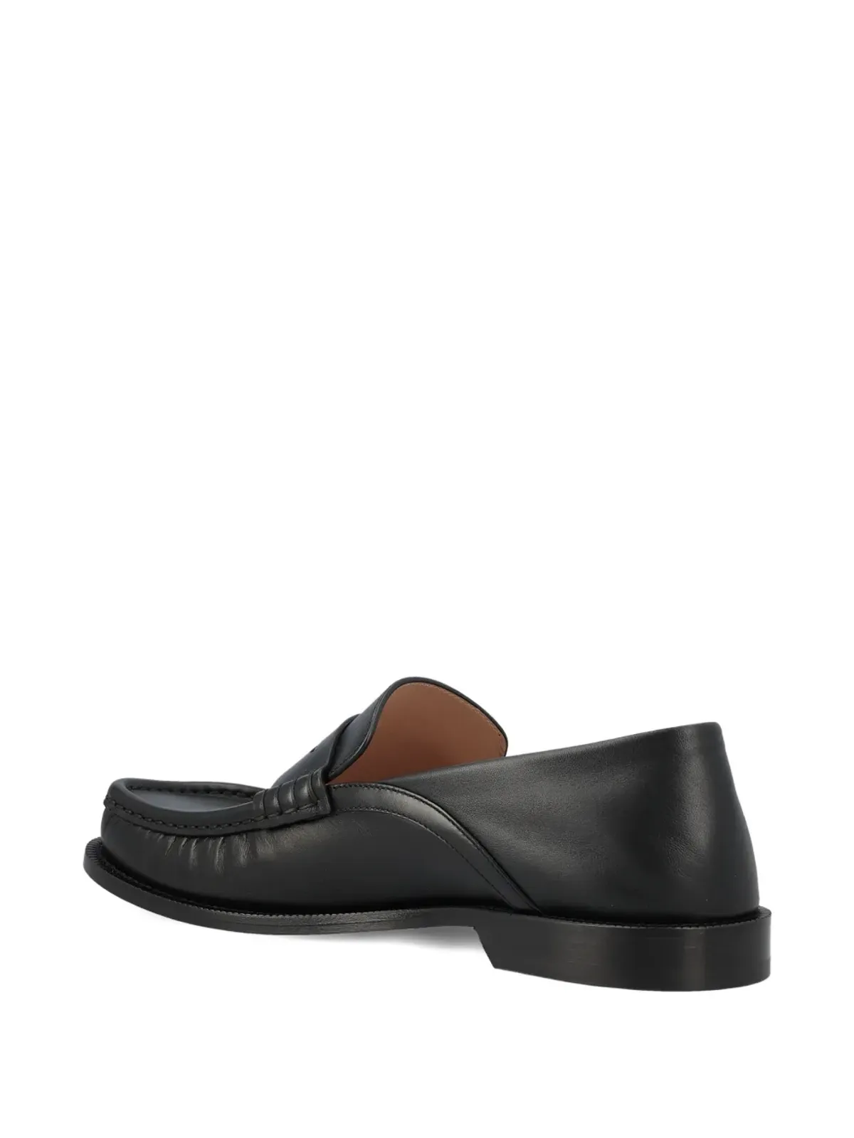 LOEWE Campo penny レザー ローファー ブラック - 画像4