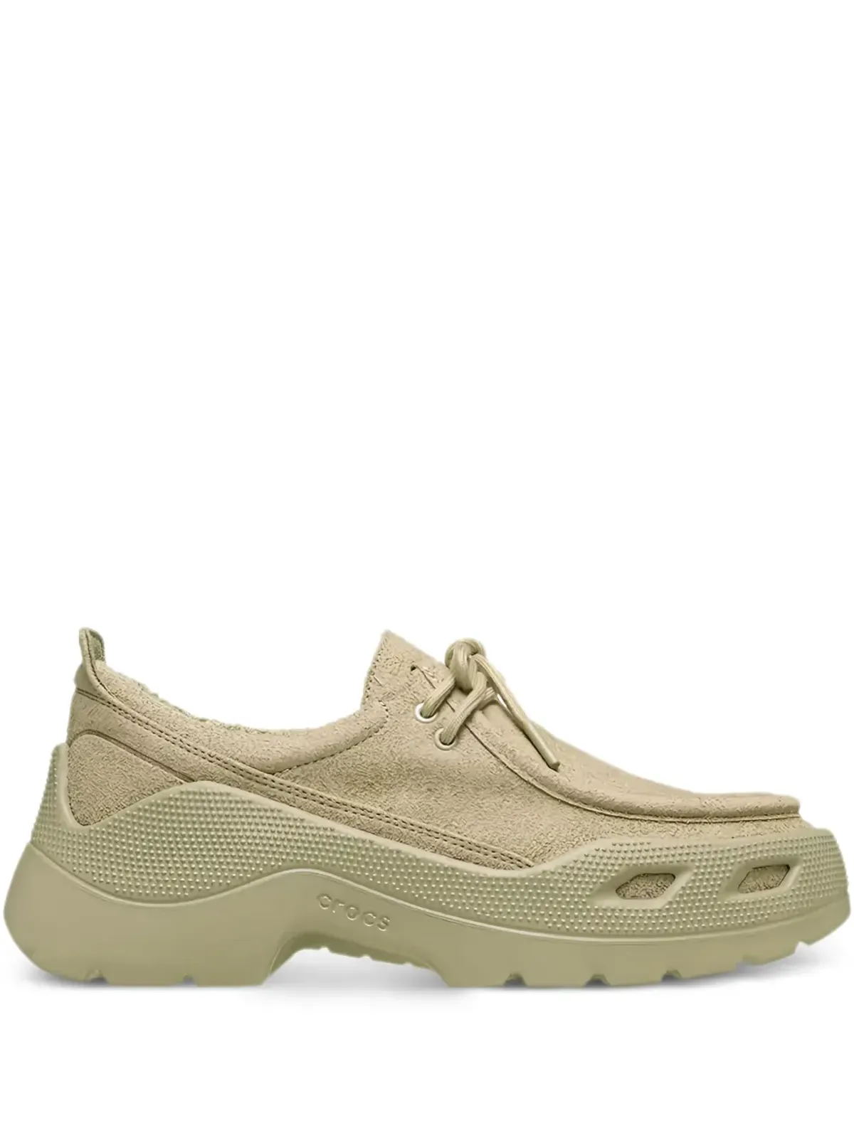 Crocs Gallery Bark boat shoes - 画像1