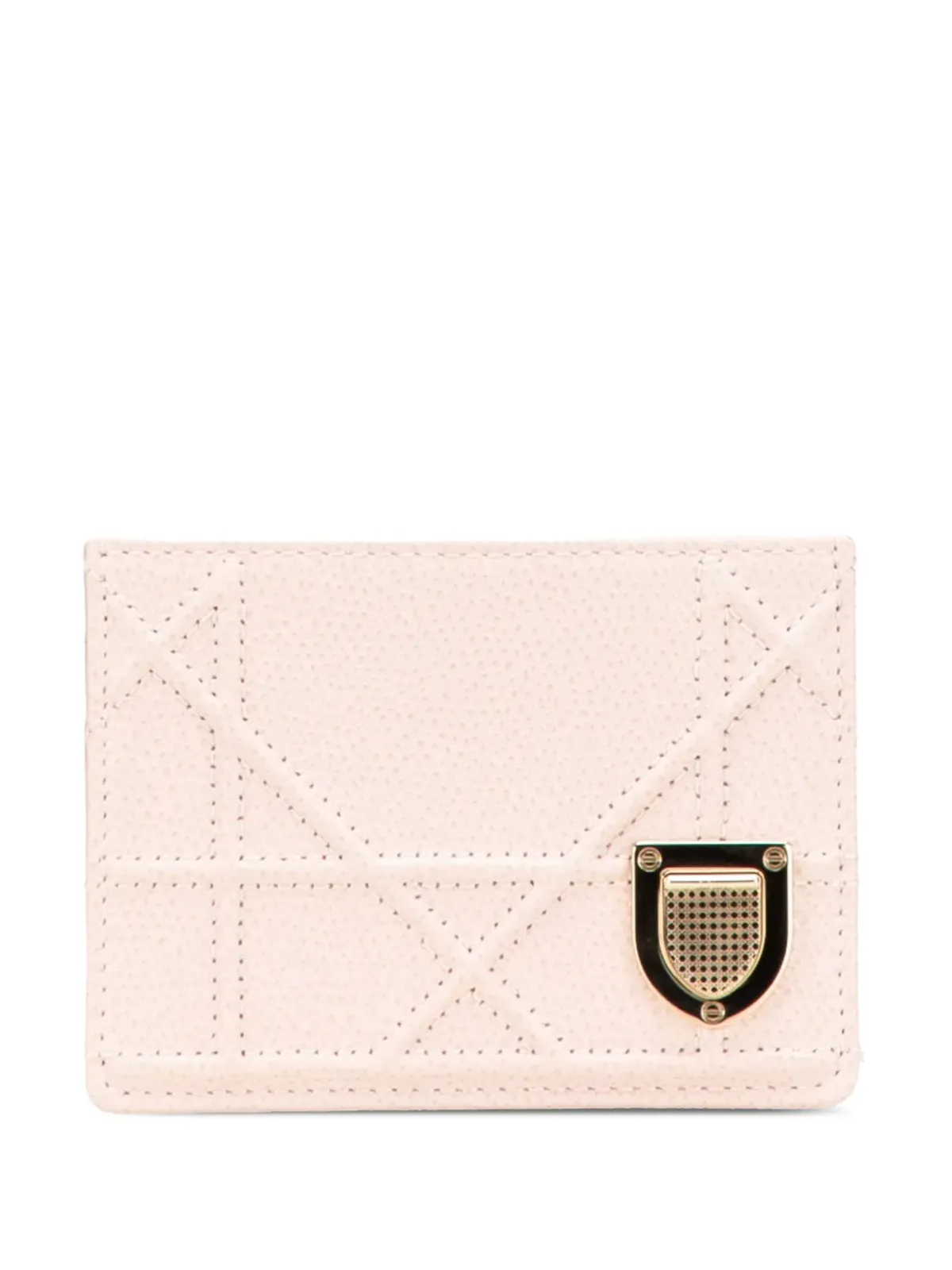 Christian Dior ビンテージ 2019年 グレインドカーフスキン ディオマ カードホルダー - ピンク - 画像1