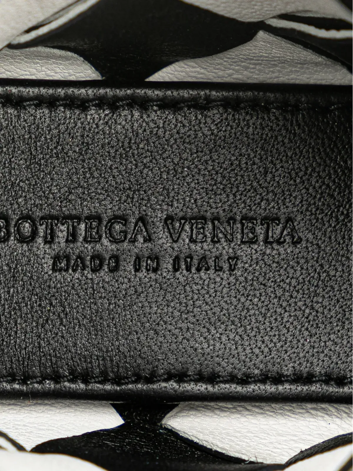 Bottega Veneta ビンテージ 2010-2024 Nappa Intrecciato Maxi Cabat バッグチャーム/キーチェーン - ブラック - 画像5