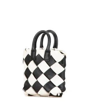 Bottega Veneta ビンテージ 2010-2024 Nappa Intrecciato Maxi Cabat バッグチャーム/キーチェーン - ブラック - サムネイル2