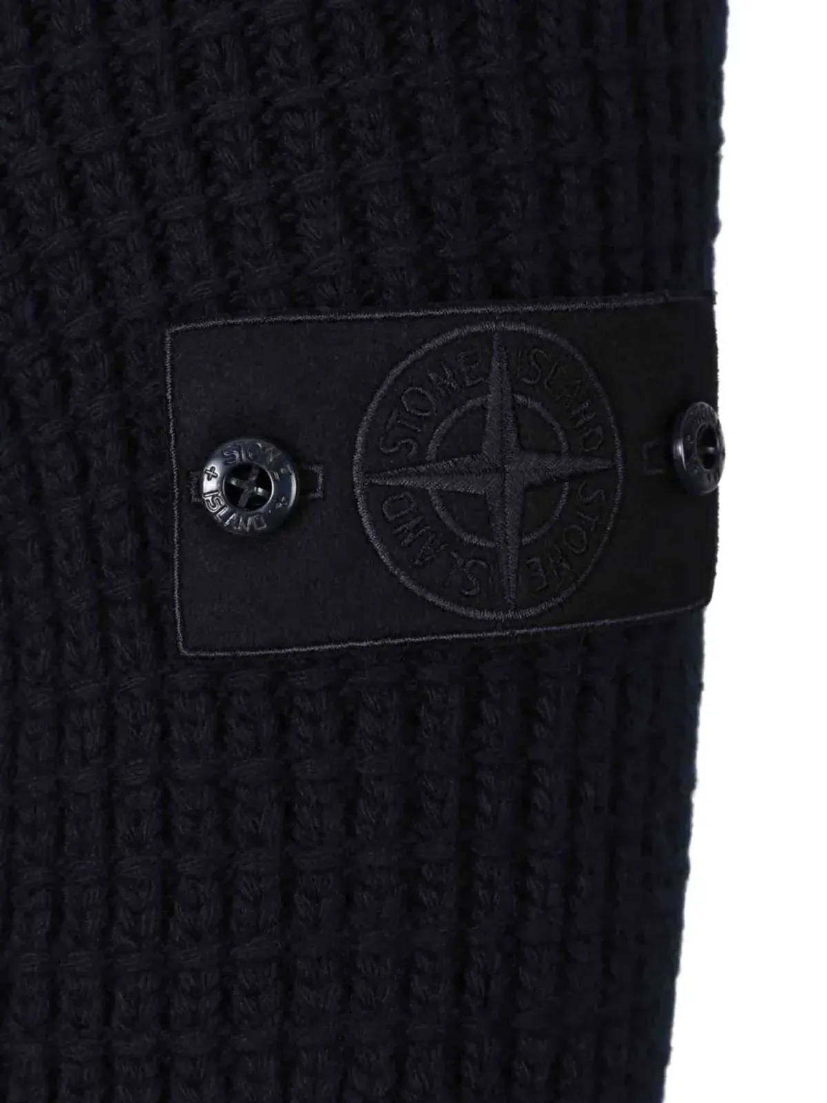 Stone Island キルテッドフードジャケット - ブルー - 画像4