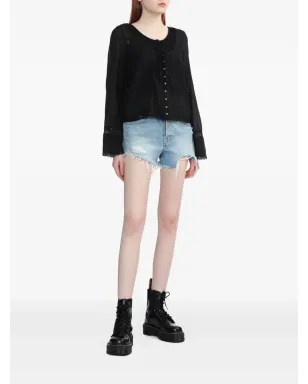 Free People レーストリムシャツ - サムネイル2