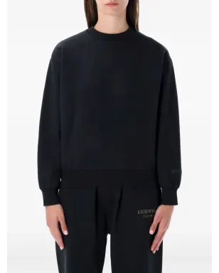 FEAR OF GOD ESSENTIALS ロゴプリントスウェットシャツ（ブラック） - サムネイル1