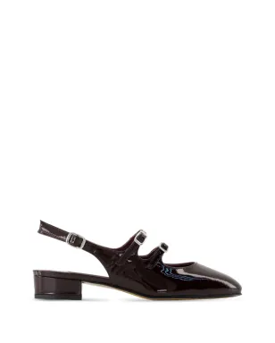 Carel Paris ペッシュバックル付き パテントレザー パンプス - ブラウン - サムネイル2