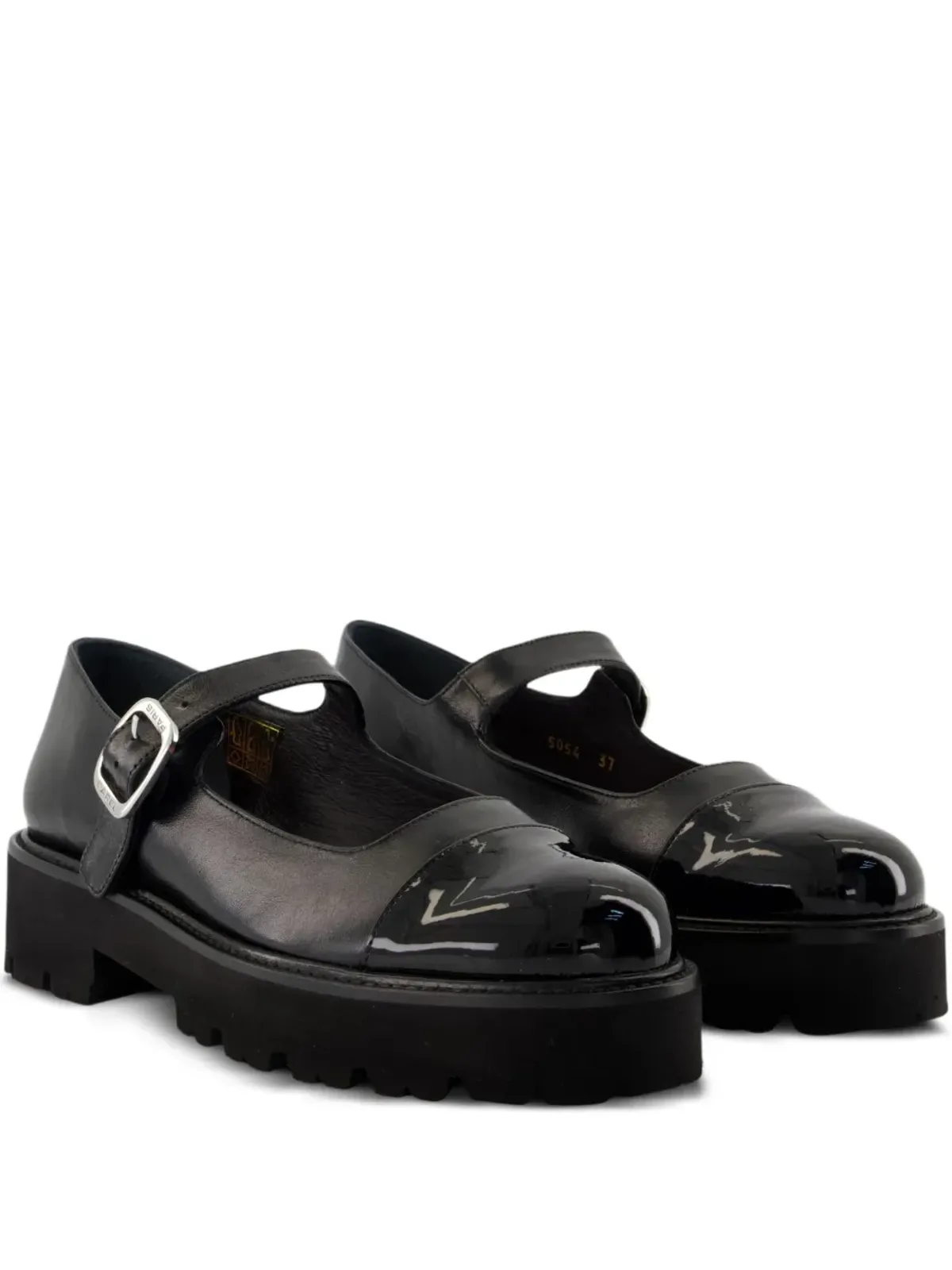 Carel Paris バックルストラップ・プラットフォームローファー - 画像1