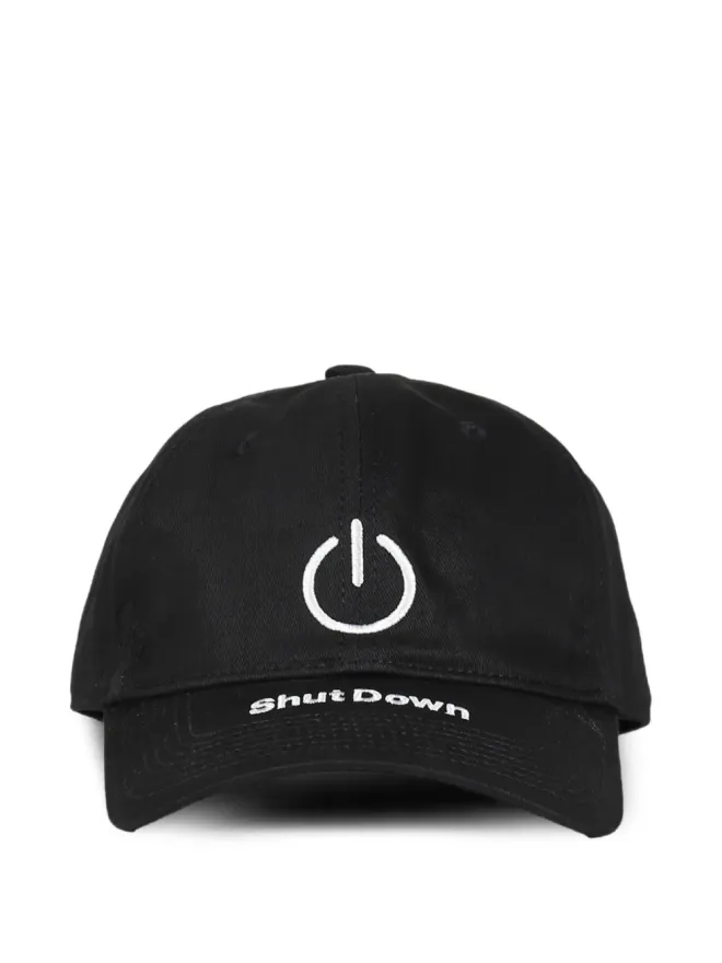 VETEMENTS VETEMENTS ロゴ刺繍ベースボールキャップの商品画像