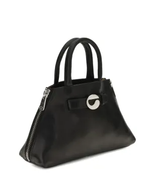 Coperni ミニ データ ジップディテール レザー トートバッグ - ブラック - サムネイル2