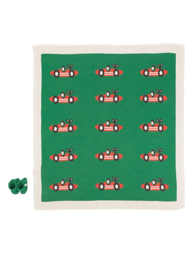 Bobo Choses Bobo Choses レーシングカー柄 ニットブランケットの商品画像