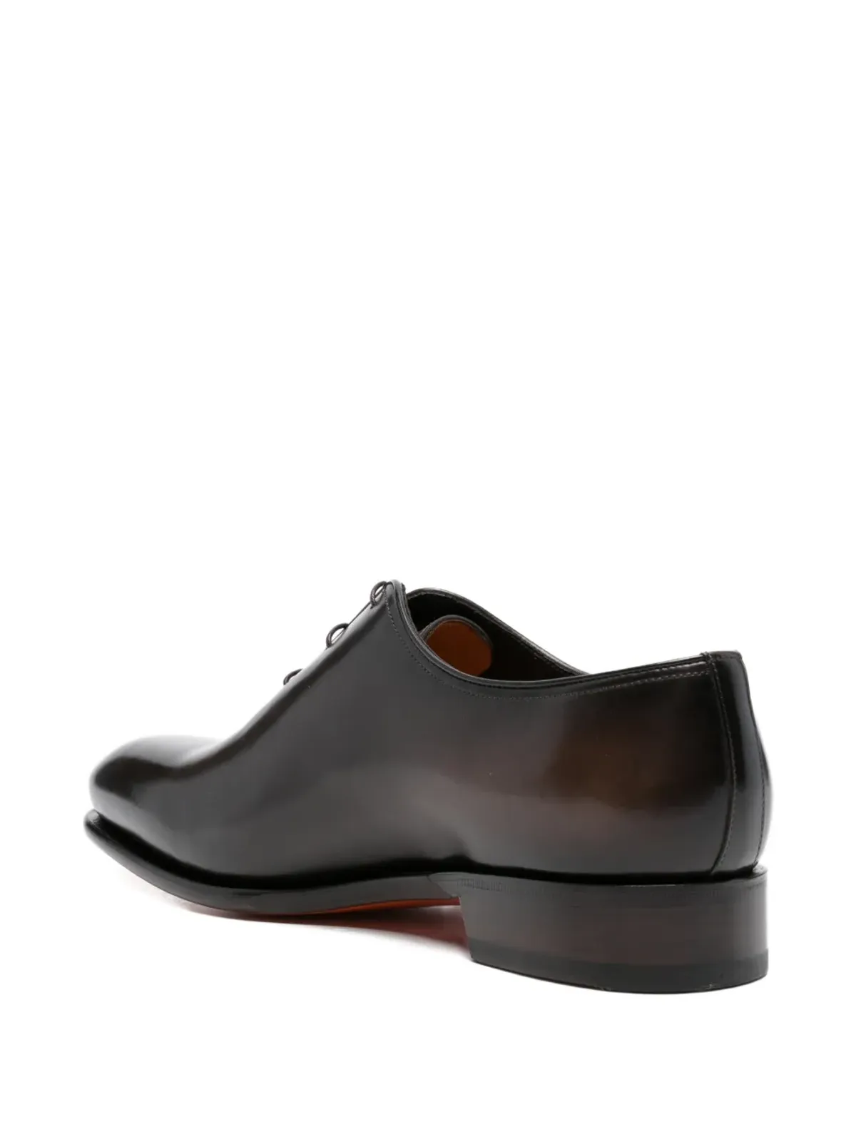 Santoni レースアップ レザー オックスフォードシューズ - 画像3