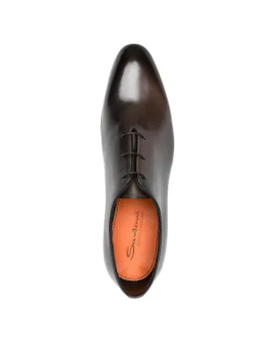 Santoni レースアップ レザー オックスフォードシューズ - サムネイル4