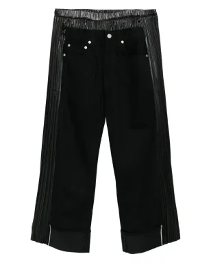 Junya Watanabe MAN x Levis ギャザー入りデニムジーンズ - ブラック - サムネイル1