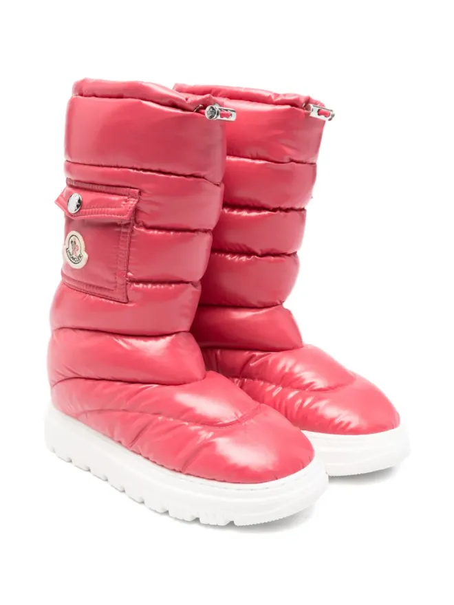 Moncler Enfant Moncler Enfant Gaia パディドスノーブーツ - ピンクの商品画像