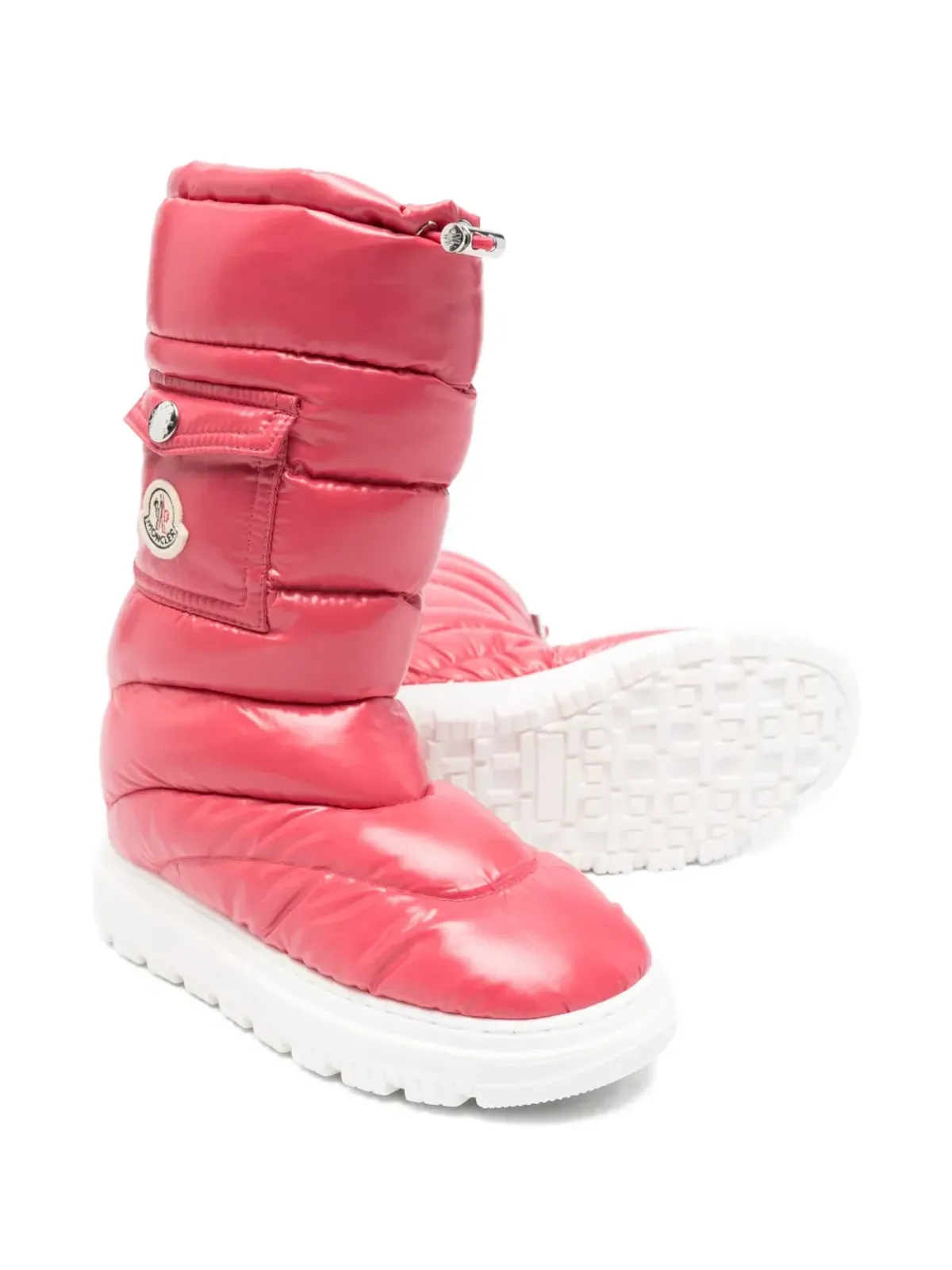 Moncler Enfant Gaia パディドスノーブーツ - ピンク - 画像2