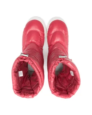 Moncler Enfant Gaia パディドスノーブーツ - ピンク - サムネイル3