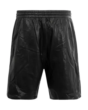AMIRI ドローストリングレザーショーツ ブラック - サムネイル2