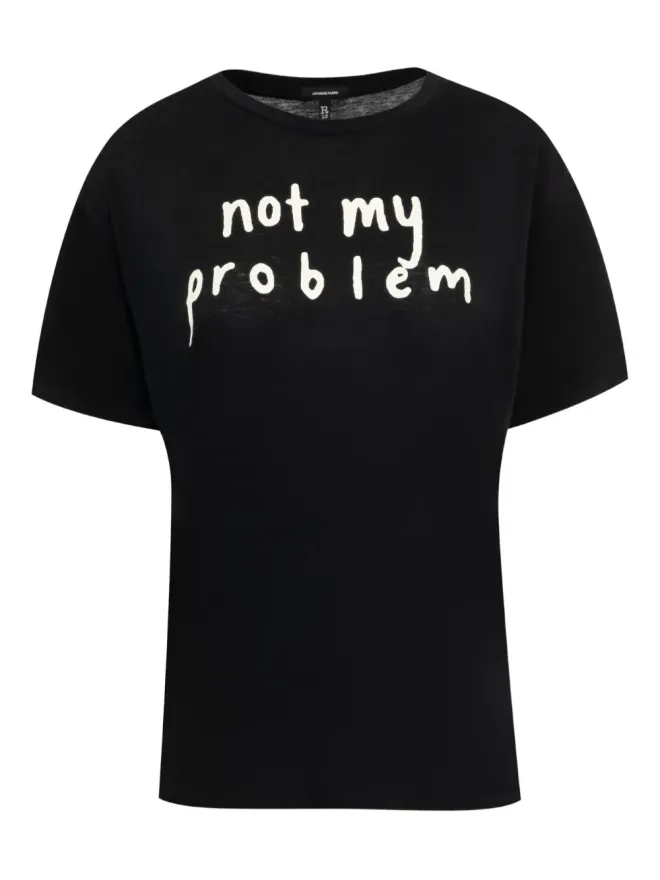 R13 R13 Not My Problem Tシャツ ブラックの商品画像