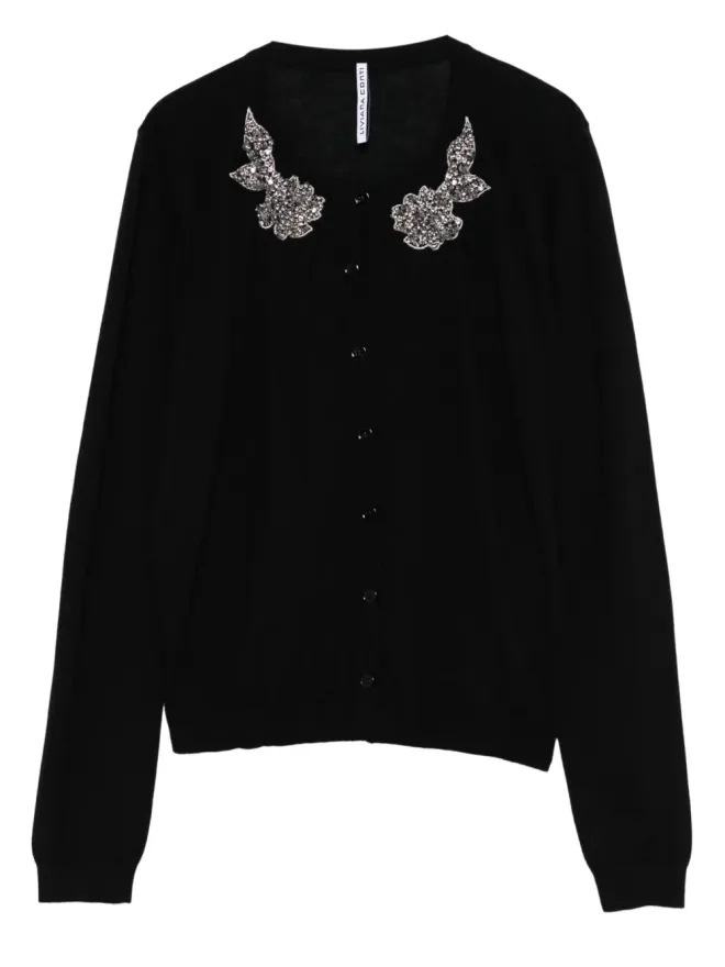 Liviana Conti Liviana Conti エンベリッシュド ウール カーディガンの商品画像