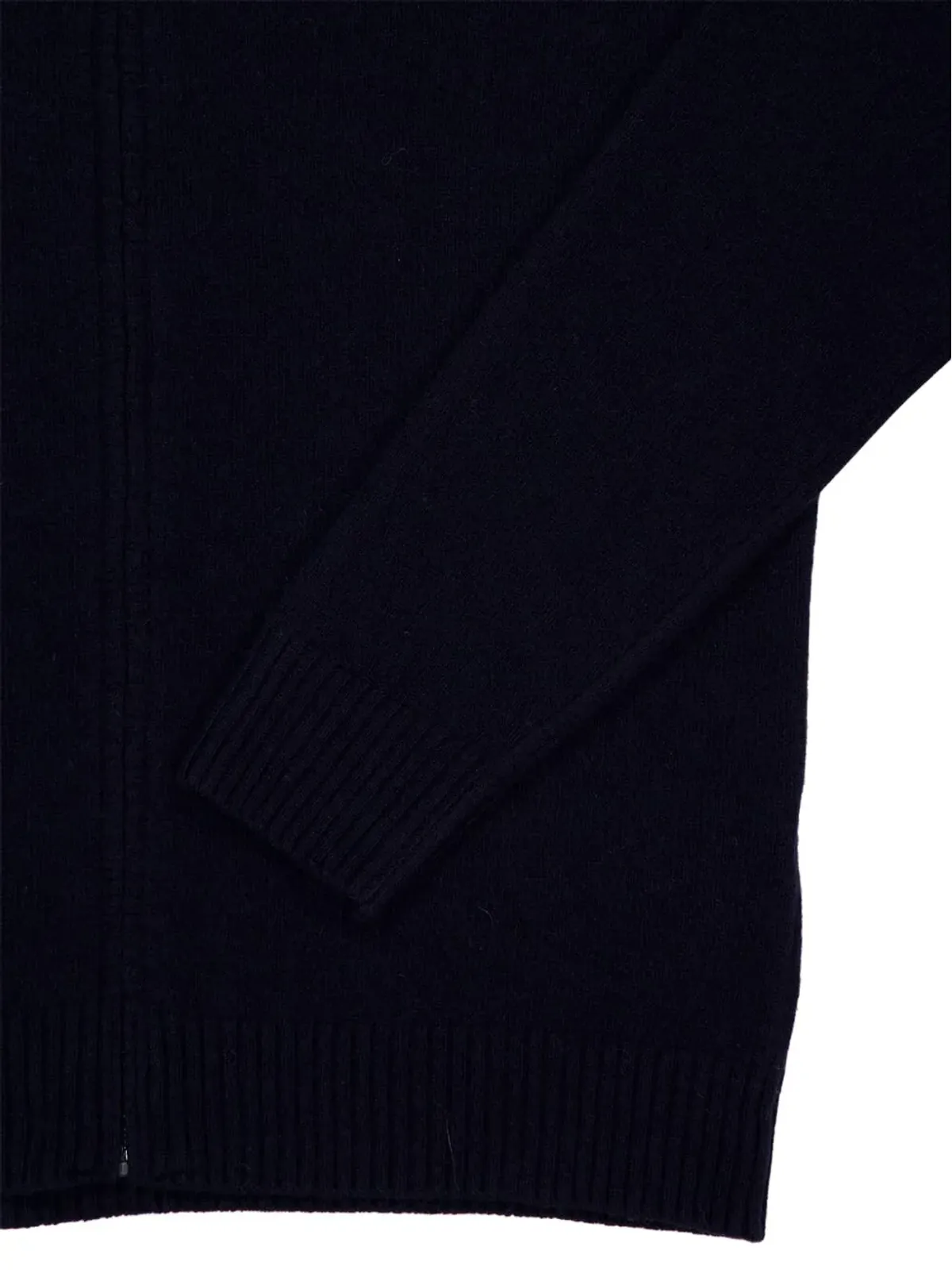 120% Lino ジップ付きニットフーディー - ブルー - 画像4