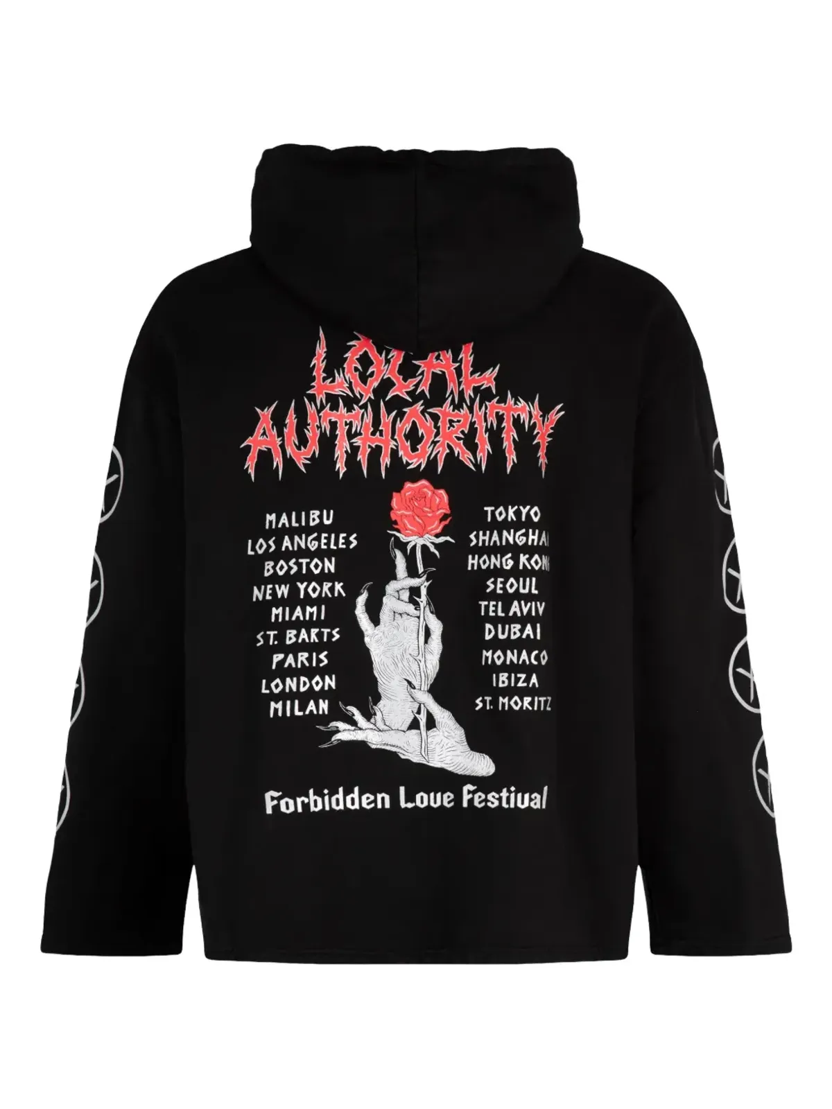 Local Authority グラフィックプリント コットン フーディー - 画像2