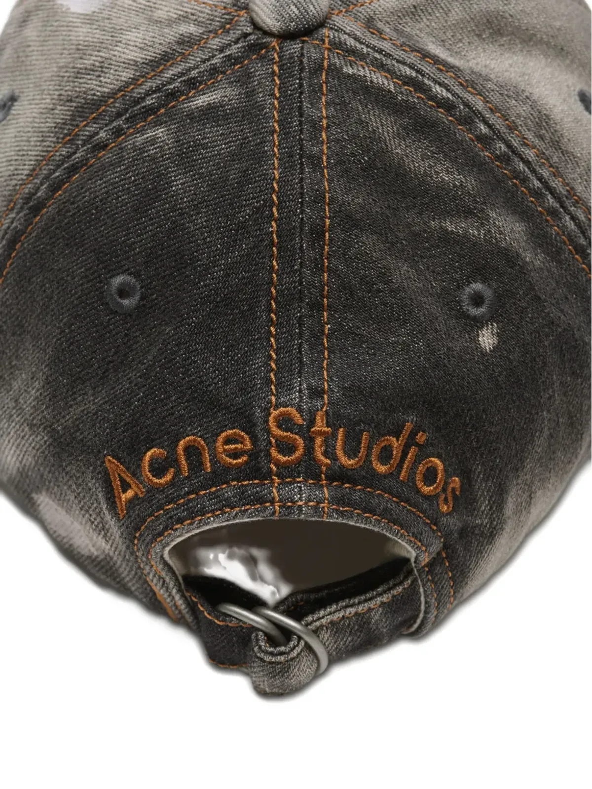 Acne Studios ディストレストキャップ - グレー - 画像3