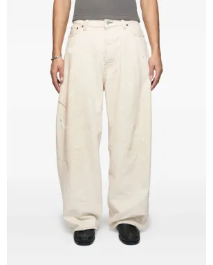 Acne Studios 2023 ロゴパッチ ジーンズ - ホワイト - サムネイル3