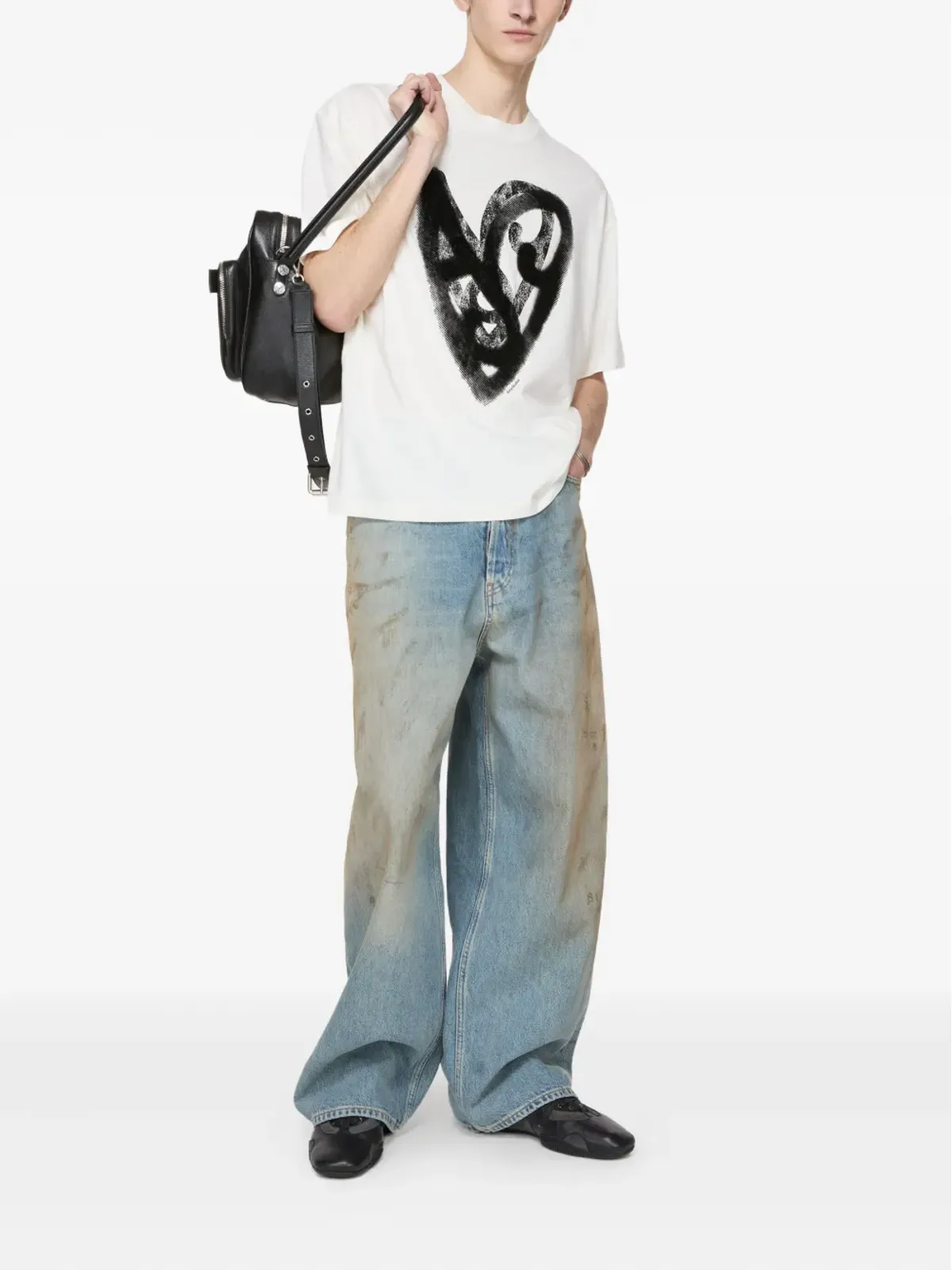 Acne Studios distressed-detail jeans - 画像2