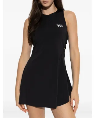 Y-3 ロゴディテール テニスドレス - ブラック - サムネイル3