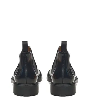 Doucal's エラスティックバンド レザー ブーツ - ブラック - サムネイル3