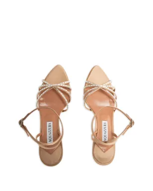 Aquazzura クリスタル装飾スリングバックサンダル - サムネイル3