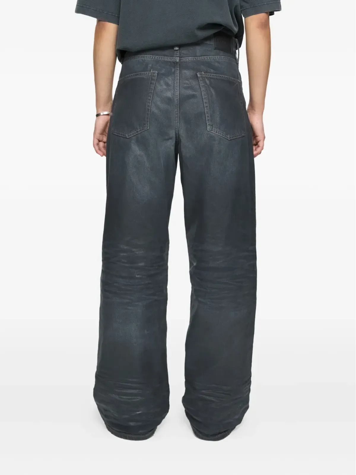 Acne Studios 1981 ロゴパッチ ジーンズ - ブラック - 画像4