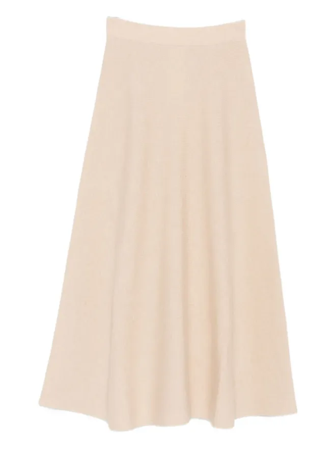 Max Mara Max Mara リブ編みフレアスカートの商品画像