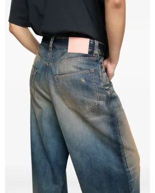 Acne Studios ワイドレッグデニムジーンズ - ブルー - サムネイル5