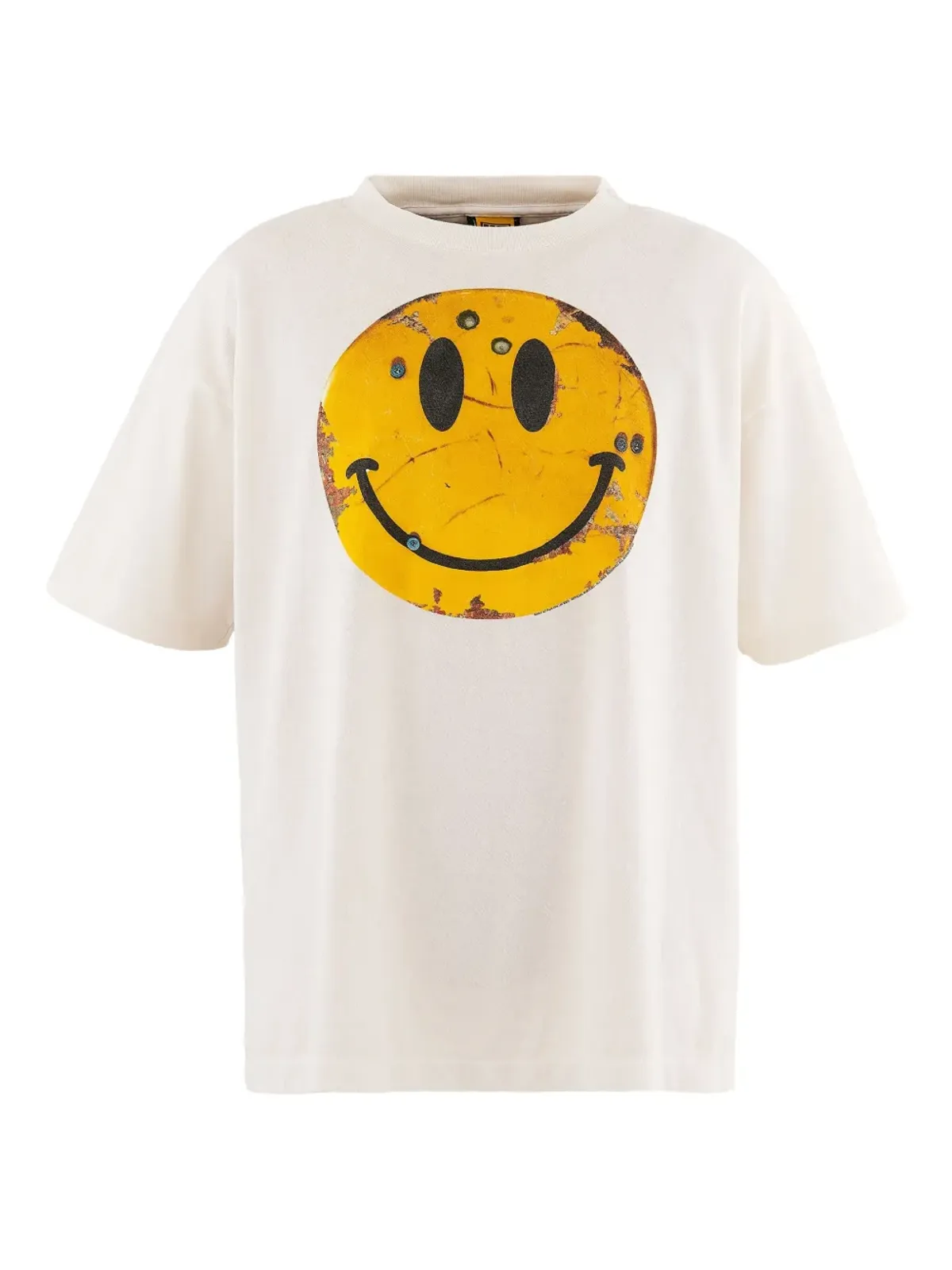 SAINT MXXXXXX スマイルプリント コットン Tシャツ - 画像1