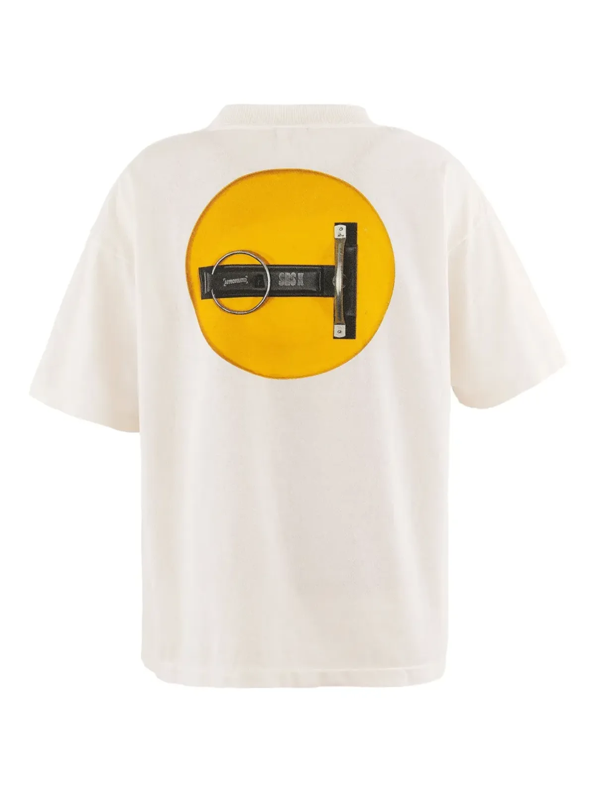 SAINT MXXXXXX スマイルプリント コットン Tシャツ - 画像2