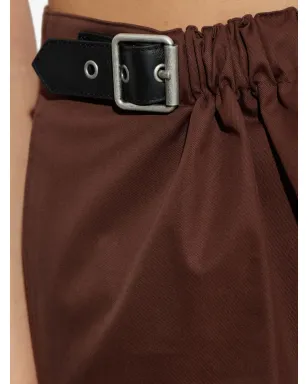 LOEWE ベルト付きAラインスカート - サムネイル5