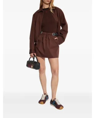 LOEWE ベルト付きAラインスカート - サムネイル2