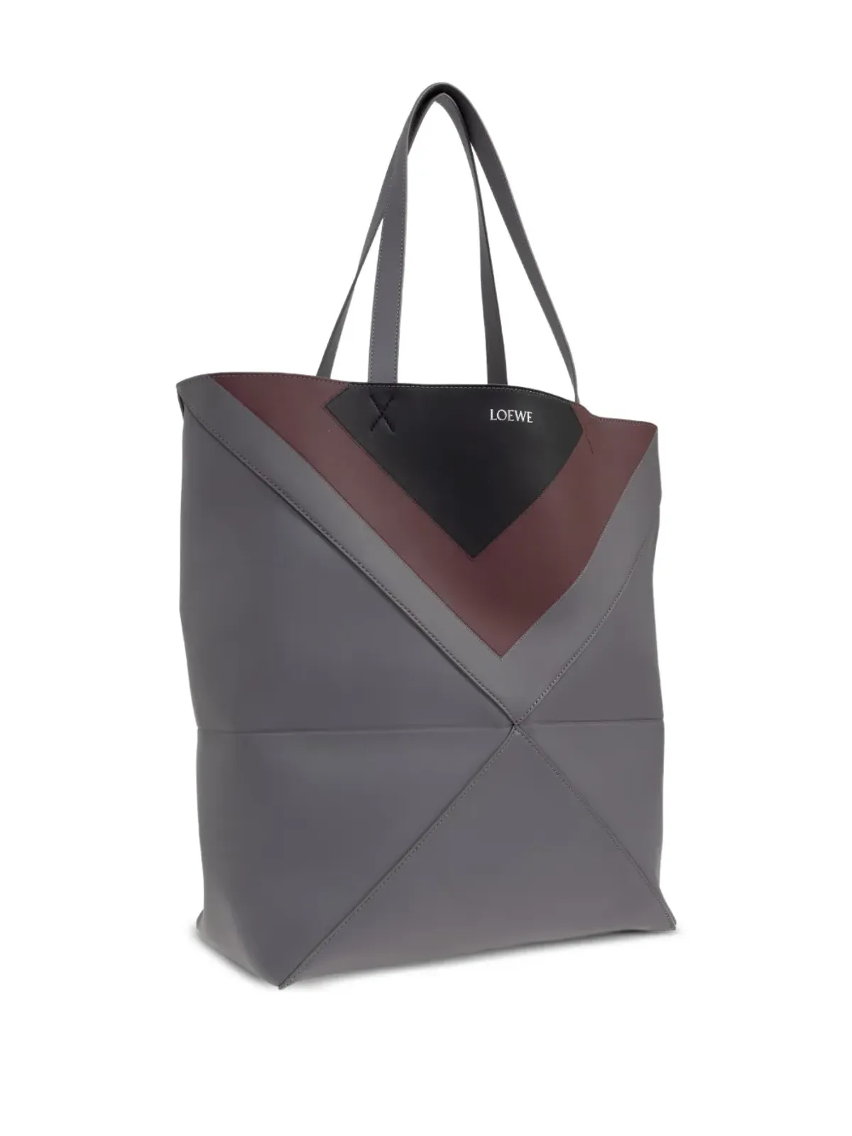 LOEWE パズルフォールド パネルド トートバッグ - 画像5