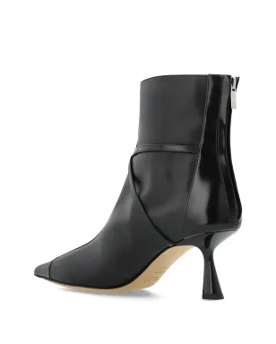 Jimmy Choo ブラック パール付きポインテッドトゥ アンクルブーツ - サムネイル3