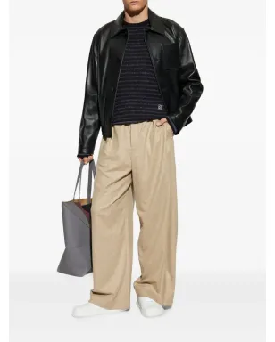 LOEWE ストライプ柄ロゴ刺繍セーター - サムネイル2