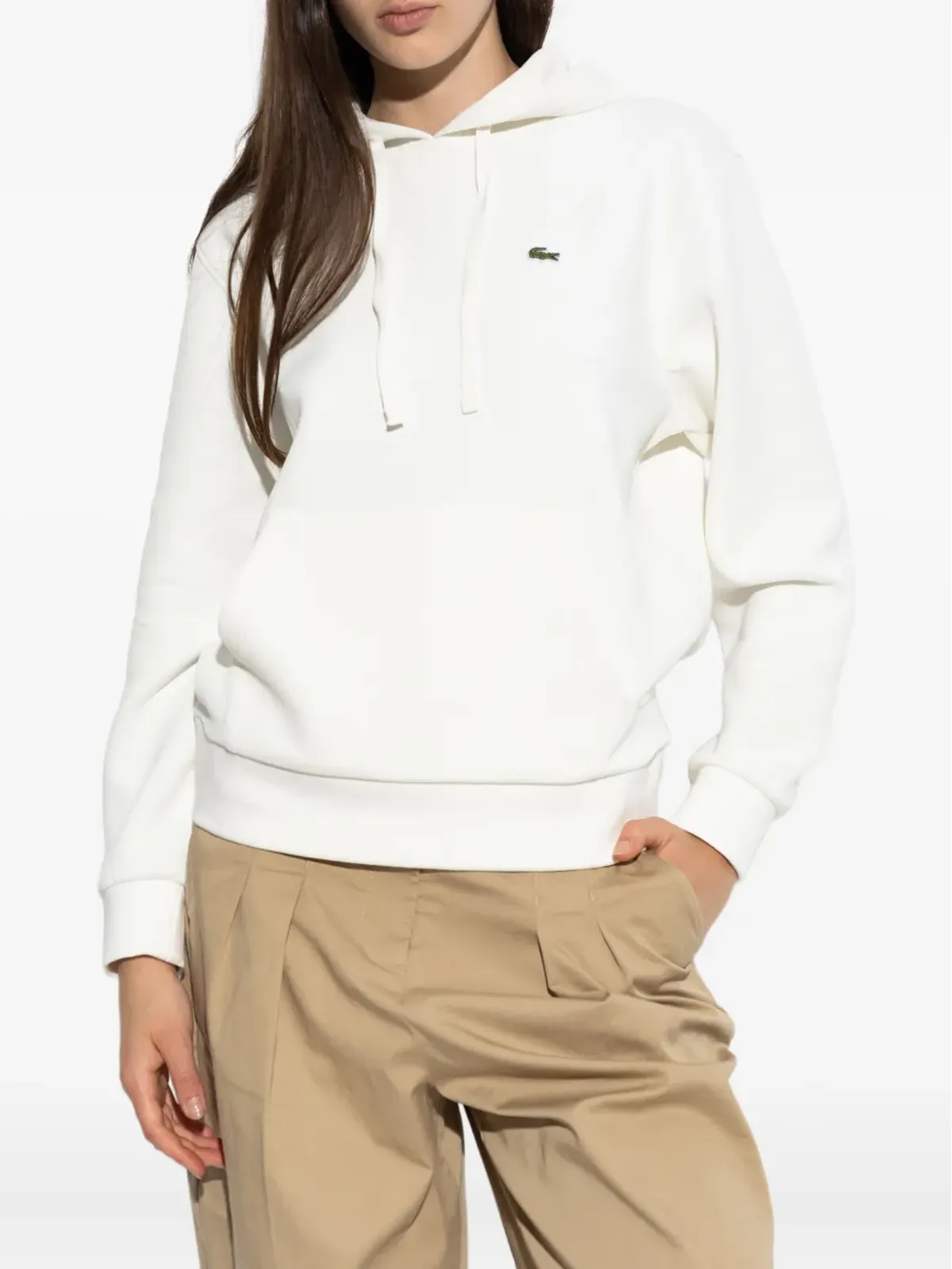 Lacoste 刺繍ロゴ入りフーディー - 画像3