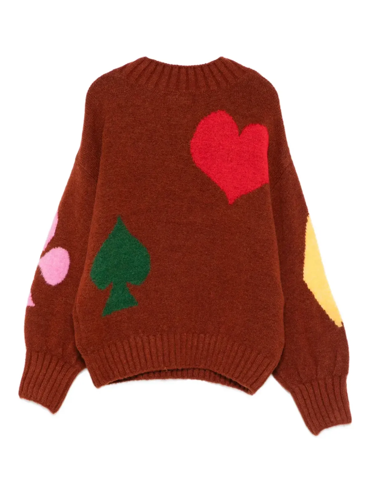 Bobo Choses インターシャニットセーター - レッド - 画像2
