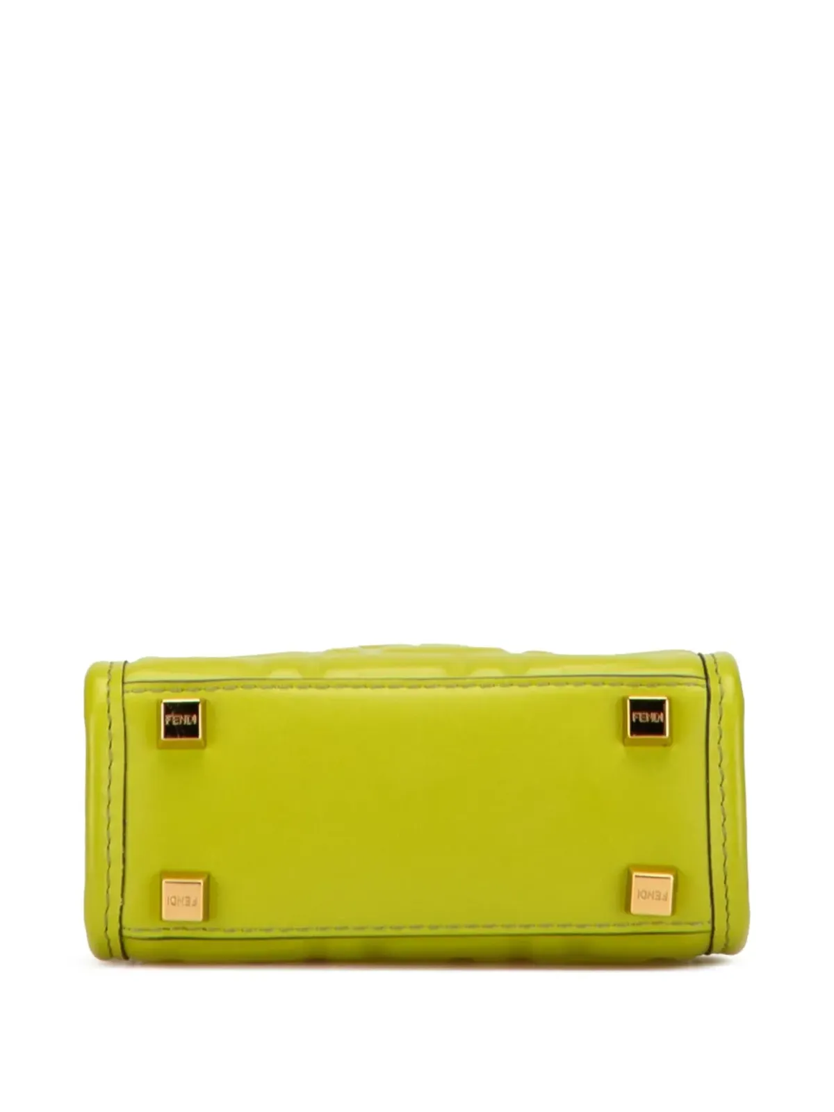 Fendi Pre-Owned ミニ Zucca エンボスド レザー サンシャイン ショッパー トート - 画像4