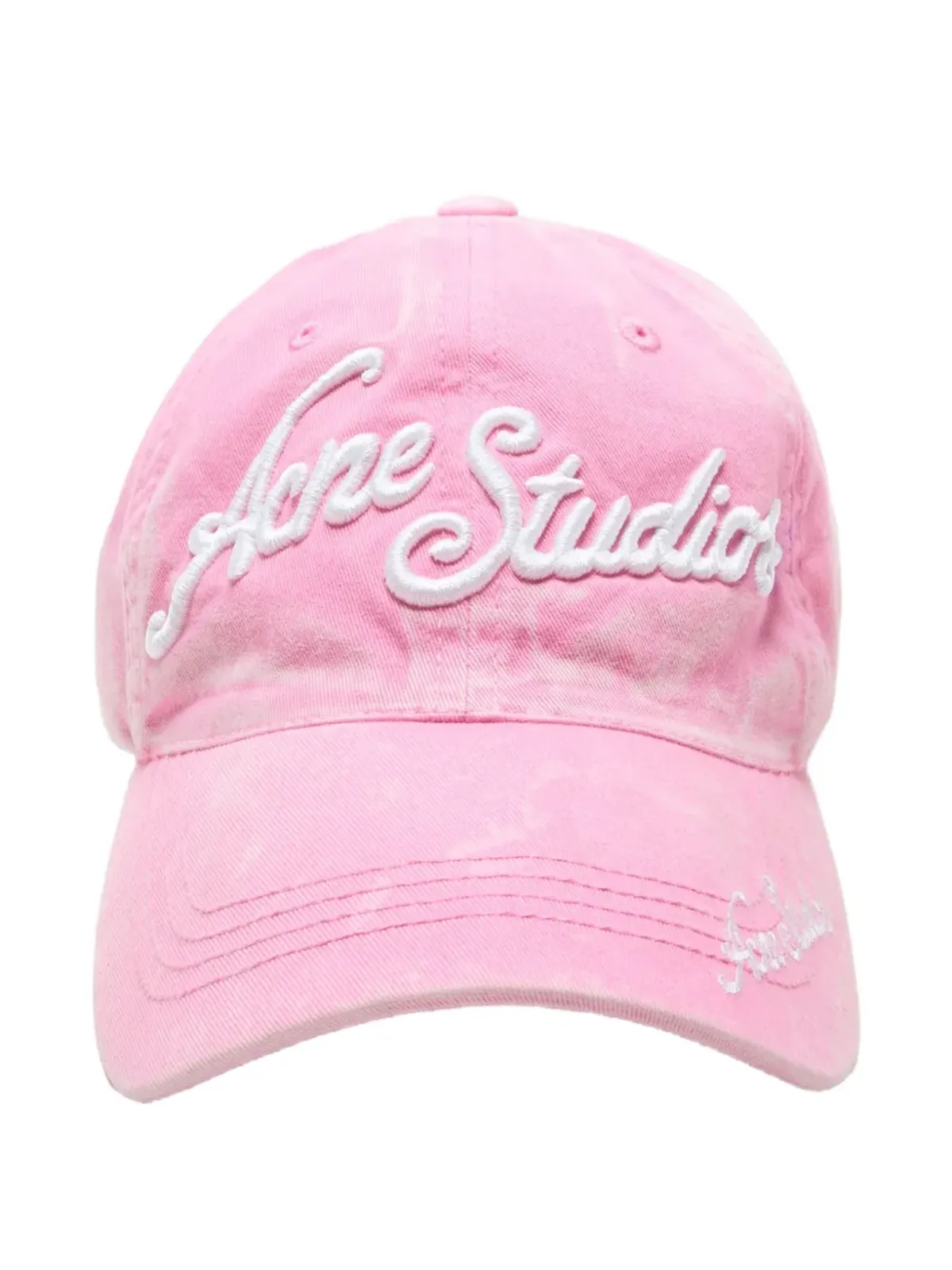 Acne Studios ロゴ刺繍コットンキャップ - 画像1